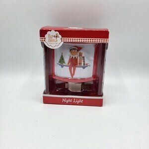 Elf on the Shelf Red Night Light Plug-In Rotary Shade Christmas‎ Tradition
